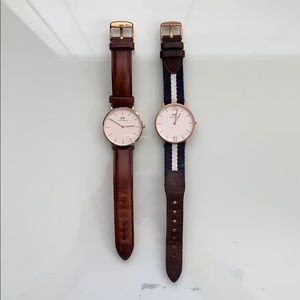 2 Daniel Wellington Watches - Great Condition